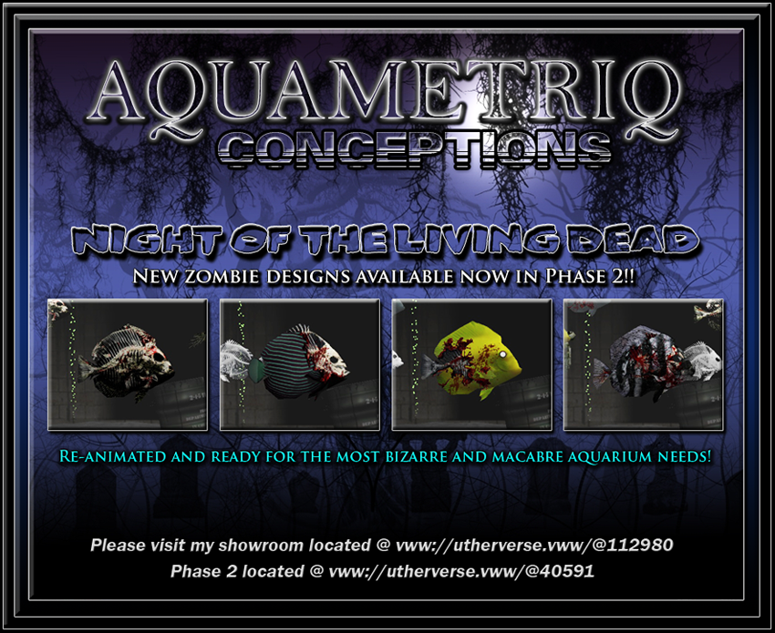 Aquametriq Conceptions-New Zombie designs flyer 1A