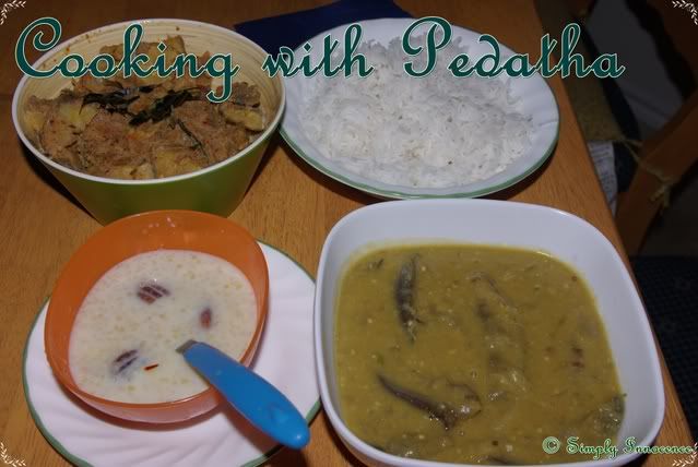 Cooking with Pedatha
