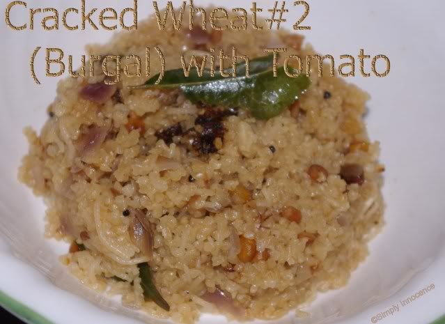 Cracked Wheat with Tomato