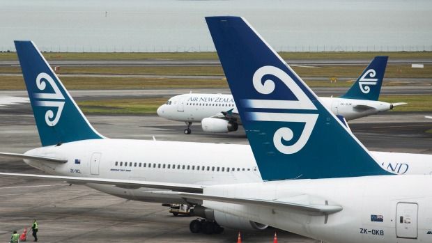 SQUEEZED: The woman complained to Air New Zealand about the sitting.