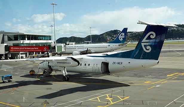 DOMESTIC FLIGHTS: The regional network was considered to be a profitable component of Air NZ's business.  Photo: The Dominion Post.