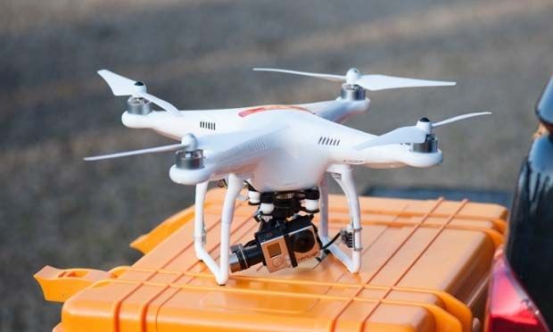 SKY'S THE LIMIT: The bestselling DJI Phantom 2 can carry a GoPro video camera with a motor drive. It costs from 700.  Photo: MARTIN HUNTER/The Observer.