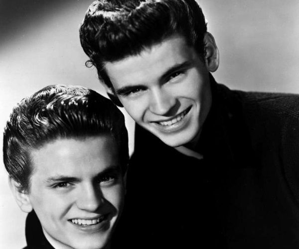 The Everly Brothers — Phil, left, and Don — early in their career. — Photo: Rhino Records.