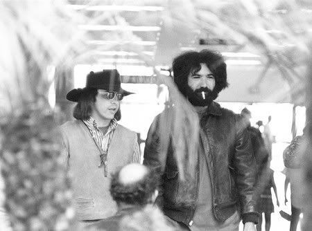 Owsley “Bear” Stanley, left, and the Grateful Dead's Jerry Garcia in 1969. Stanley, a 1960s counterculture legend who flooded the flower power scene with LSD and was an early benefactor of the Dead, died in a car crash in his adopted country of Australia. He was 76. — Photo: Reuters.