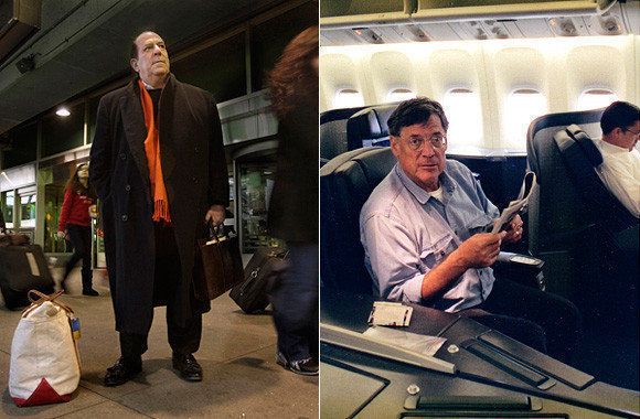 For many years, Steven Rothstein, left, and Jacques Vroom held lifetime unlimited first-class tickets with American Airlines. — Photos: Carolyn Cole/Los Angeles Times/Hans Kundnani/May 07, 2012.