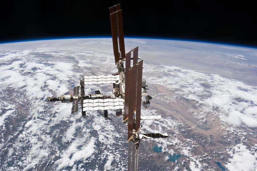 The International Space Station experienced a failure in one of its two ammonia cooling loops, NASA officials said on Wednesday.  Photo: NASA.