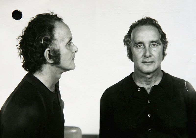Police mug shots of Ronnie Biggs are seen on display at The National Archives in London, England. The National Archives have released documentation relating to the hunt for Great Train Robber Ronnie Biggs, showing attempts by Scotland Yard to have Biggs brought back to the UK in the 1970's from Brazil. — Photo: Getty Images.