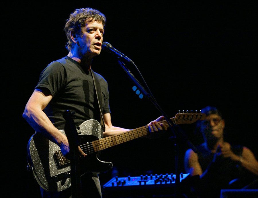 Lou Reed performs during a concert in Valencia. — Photo: Jose Jordan/AFP/Getty Images/July 7th, 2003.