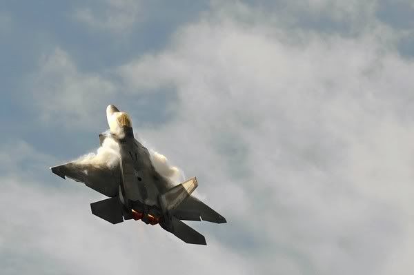 The F-22 Raptor jet hasn’t been used in conflicts because its technology wasn’t needed, Air Force officials say, adding that the F-22 is worth its high price tag — an estimated $412 million each — because it is the “most advanced fighter aircraft, with unrivaled capabilities.” — Ben Stansall/AFP/Getty Images.