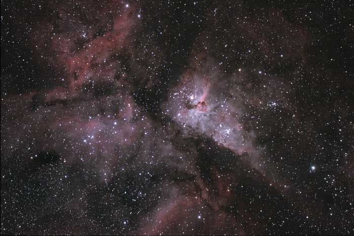MACKENZIE NIGHT SKY: Eta Carinae above Tekapo in the proposed World Heritage Starlight Reserve. — FRASER GUNN.