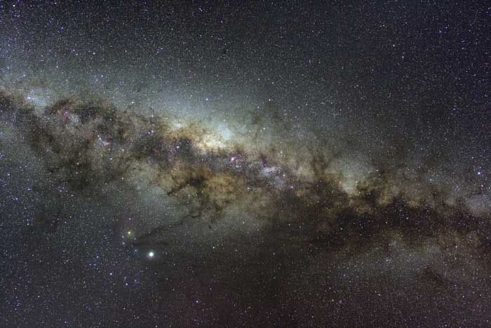 OUR SOLAR SYSTEM: The Milky Way as viewed from the Mackenzie Country near Tekapo. — FRASER GUNN.