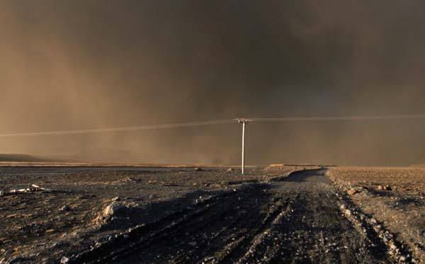 COVERED: A view of the town of Vik, which suffered from power outages, due to ash dissipation, April 16, 2010.  REUTERS.