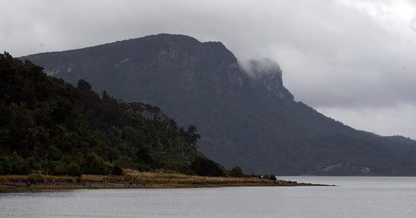 SCENIC VISTA: Lake Waikaremoana with Panekiri Bluff in the background. — PETER DRURY/Waikato Times.