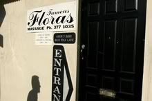 Famous Flora's massage parlour in Pitt Street, Auckland.  Photo: Brett Phibbs.
