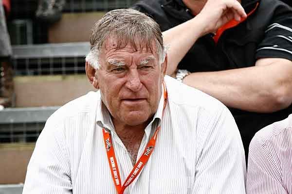 Sir Colin Meads enjoys the game.  PHIL REID/The Dominion Post.