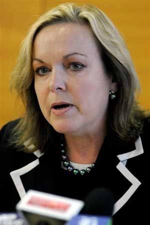 NO APOLOGY: Police Minister Judith Collins.