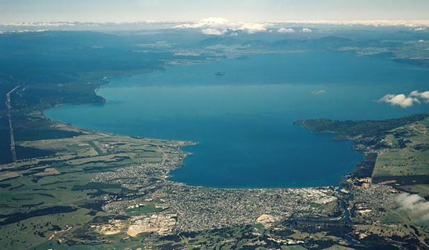 CALM EXTERIOR: Research into the Lake Taupo eruption has thrown up new theories on the tectonic forces involved.  LLOYD HOMER/GNS Science.
