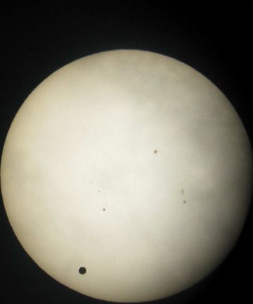 TRANSIT OF VENUS: Sexier by far than the more common Transit of Mercury.