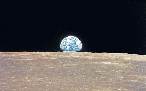 EARTHRISE: The Earth seen from the Moon.  Photo: NASA.