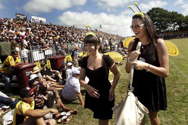 READ BUZZ: There were a few bumble bees buzzing round the crowds.  WARWICK SMITH/Fairfax NZ.