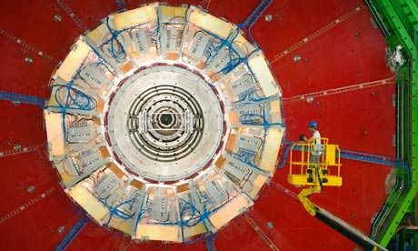 The Large Hadron Collider at CERN faces a two-year shutdown while engineers do repairs so it can ramp up to its maximum energy in 2015 and beyond.  Photo: Mark Thiessen/National Geographic Society/Corbis.