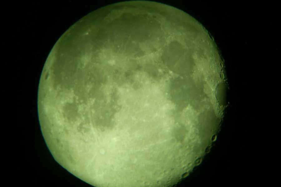 Lindsay Breach took this picture in North Canterbury through a telescope. — Photo: Lindsay Breach.