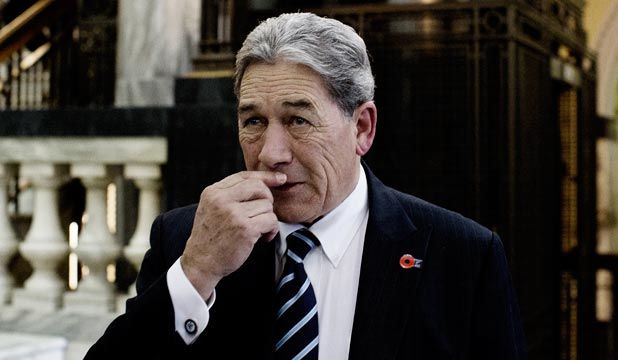 FLIP FLOP: This week John Key has not much extended the olive branch as planted the whole tree in Winston Peters' backyard. — DAVID WHITE/Fairfax NZ.
