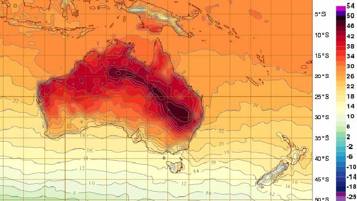Many towns across southern Queensland and northern NSW set temperature records on Friday. — Souce: Bureau of Meteorology.