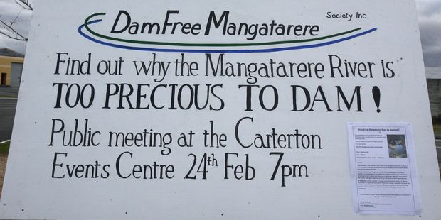 Mangatarere is one of five sites on the radar of the Wairarapa Water Use Project as a candidate for an irrigation dam.