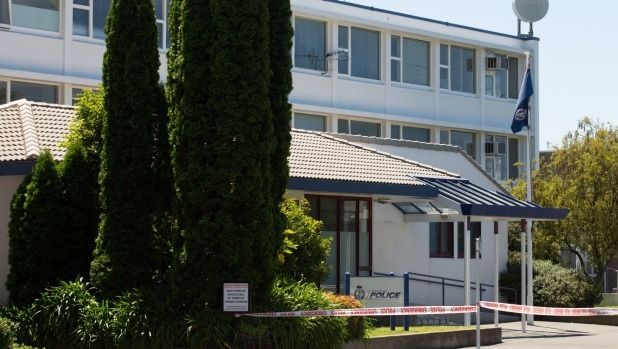 Hastings police station is to be demolished.  Photo: John Cowpland/Fairfax NZ.