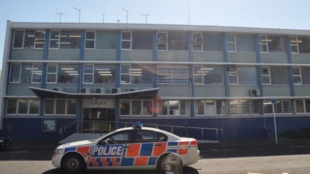 Napier Police Station will be demolished and replaced with a one-storey building.  Photo: Neill Gordon/Fairfax NZ.
