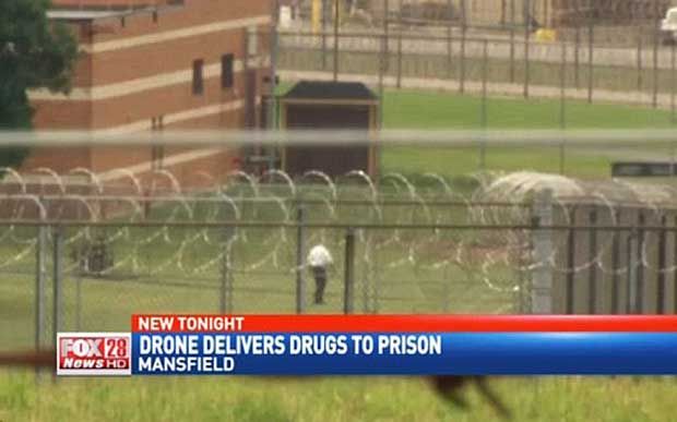 A Drone dropped package at Mansfield Correctional Institution on July 27th. — Photo: FOX28.