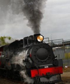 The steam locomotive Passchendaele will be giving rides between Petone and Taita on Anzac Day this year. — Photo: Mark Taylor.