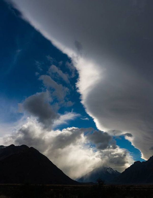 Clouds over Mount Cook provide photographer Simon Middlemass with an endless canvas.