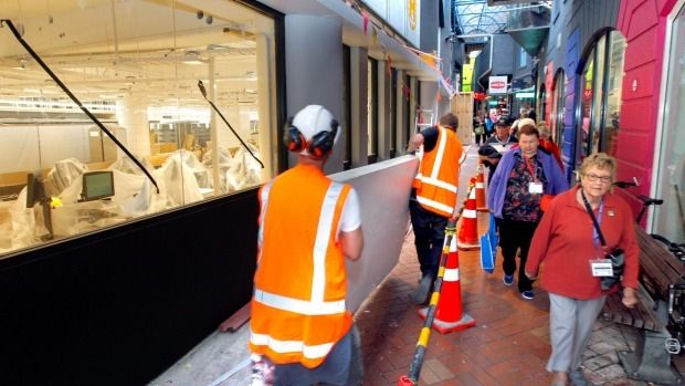 A new Countdown will soon be opening in Cable Car Lane, but there are fears it will fuel student drinking around The Terrace and in Kelburn. — Photograph: Monique Ford/Fairfax NZ.