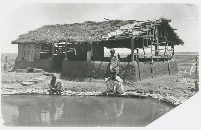 The mosque at Marree.  Photograph: State Library of South Australia.