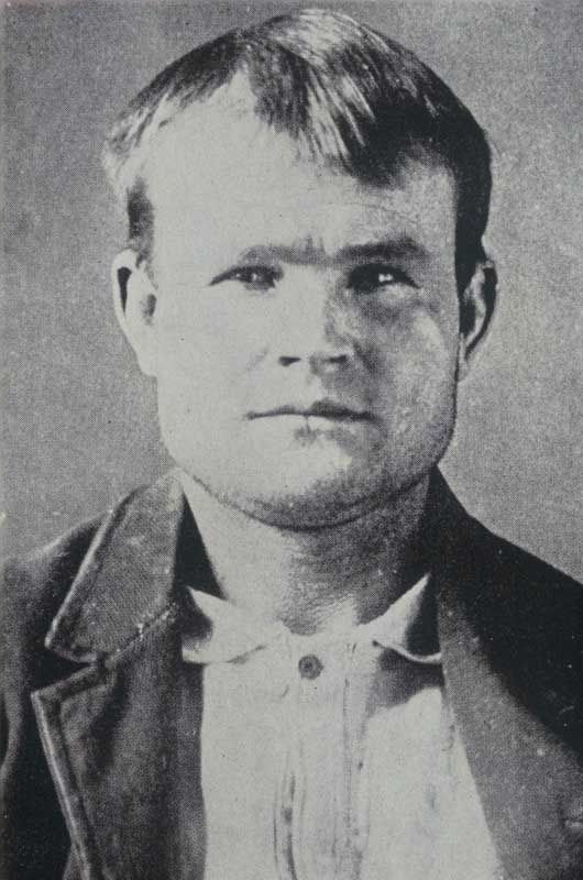 This photo of Butch Cassidy was taken at the Wyoming State Penitentiary, where he served two years for stealing a $5 horse. Butch was born Robert Leroy Parker in a small Mormon community in Beaver, Utah. He learned his trade from the horse and cattle rustler Mike Cassidy. Because Robert had been a butcher in Rock Springs, Wyoming, he earned the nickname Butch Cassidy. — Photo: Courtesy of Andrew Guilliford.