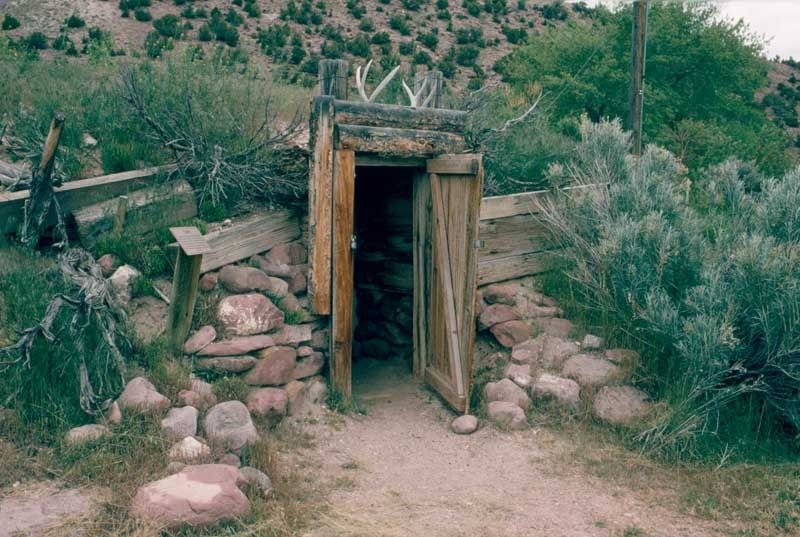 The John Jarvie Ranch, now an historic site administered by the Bureau of Land Management in Brown’s Park, in northwestern Colorado, includes this cellar reputed to be one of Butch’s hideouts. — Photo: Courtesy of Andrew Guilliford.