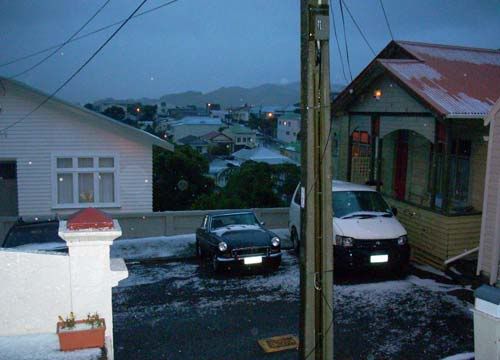 Newtown, Wellington about an hour after the storm.