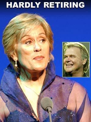DAME KIRI: “I don't know why they're trying to retire me. I'm not retiring.” Inset: John Farnham. — The Dominion Post.