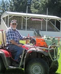 EAGERLY WAITING: Mangatainoka farmer and rugby fan Neil Symonds is thrilled to be hosting next January's Super 14 pre-season game between the Hurricanes and the Blues on his farm.
