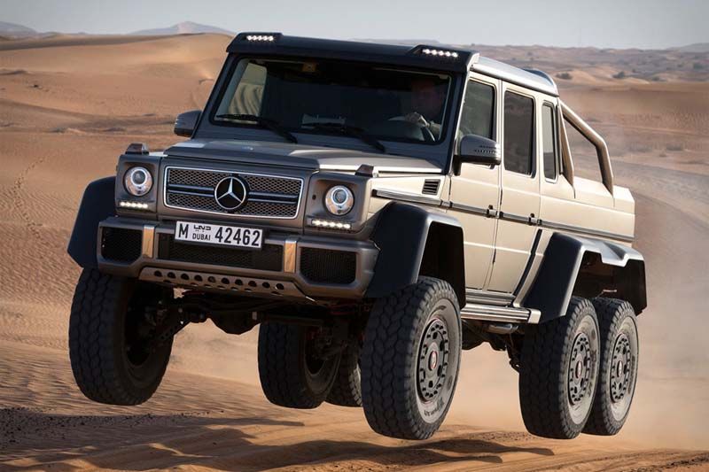 Mercedes makes all sorts of absurd, obscenely awesome niche trucks for drug kingpins and oil magnates you will never see on the road. Like this AMG 6x6 beast. Yours for $500,000, and up.