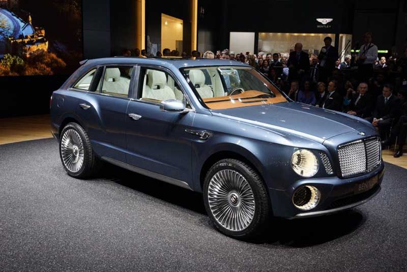 The Bentley SUV. Coming 2016. The most expensive SUV on earth, they don't mind telling you.