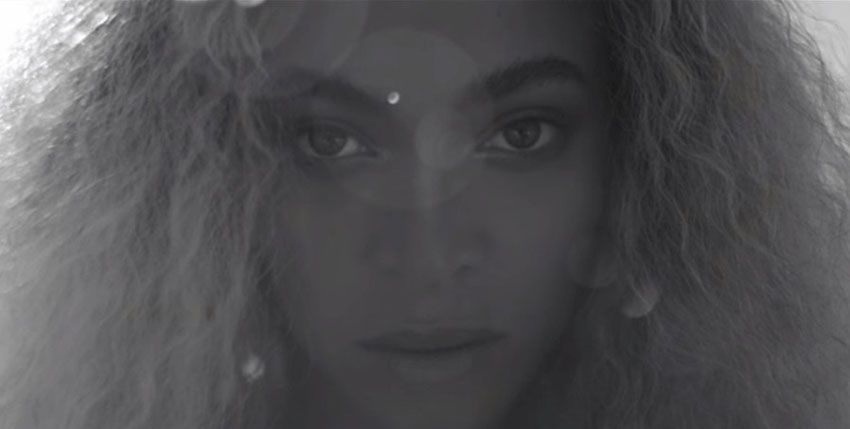The long, lingering Beyoncé close-up stare. Patent pending.
