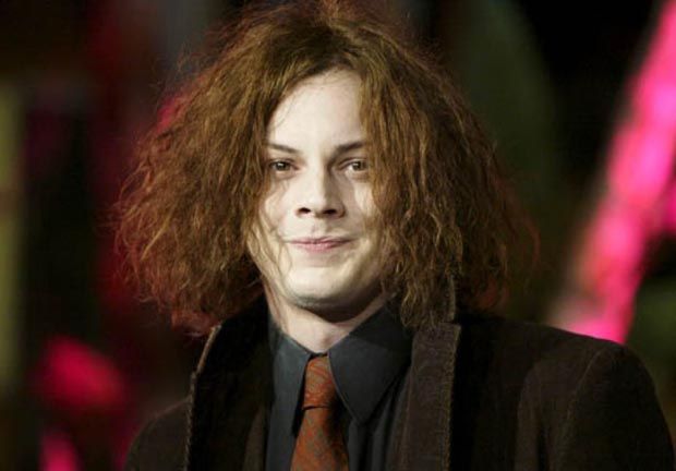 Blues dudes simply don't come any… paler than Jack White, here looking like The Cure's Robert Smith's long-lost brother.