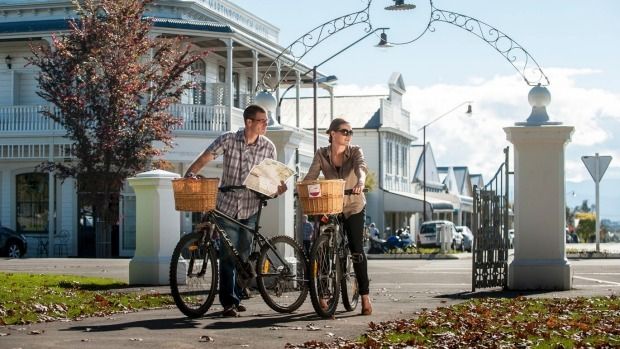Hire a bike and enjoy a vineyard and olive grove tour, in your own time.  Photograph: Mike Heydon/Destination Wairarapa.