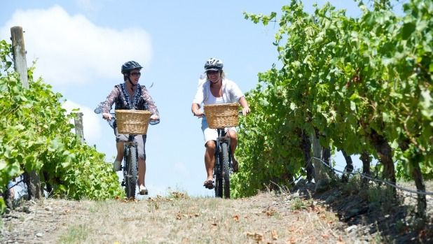 Wine tasting and exercise  that's what we call a balanced lifestyle.  Photograph: Mike Heydon/Destination Wairarapa.