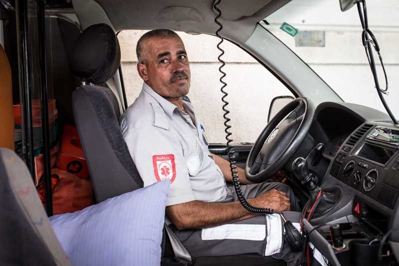 Ambulance driver Nawal Abu Amra was on duty during Black Friday.