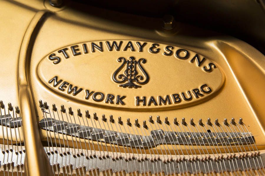 Steinway piano details. — Photograph: Scott Suchman/The Washington Post.