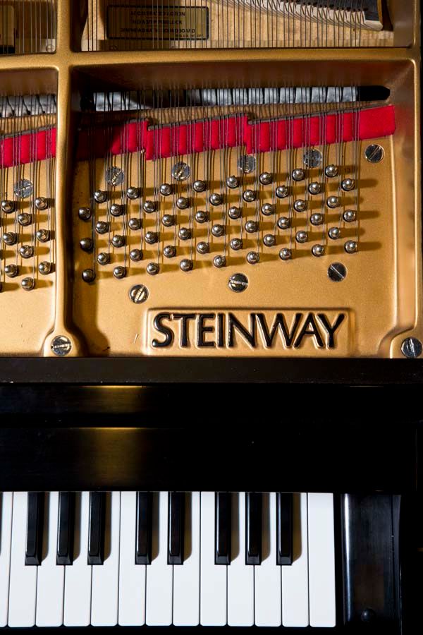 A detail shot of a Steinway piano. — Photograph: Scott Suchman/The Washington Post.